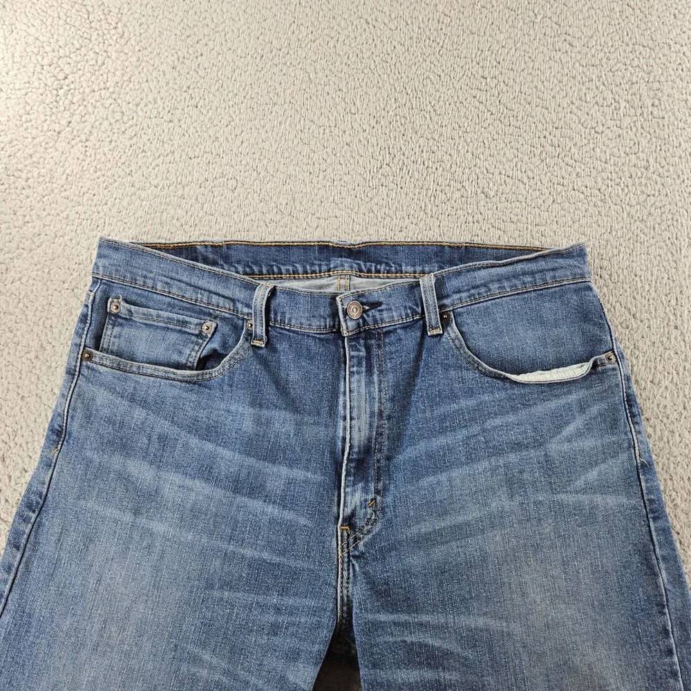 Levis 505 Jeans‎ Mens 38x32 Blue Regular Fit Straight Leg Cotton Denim
